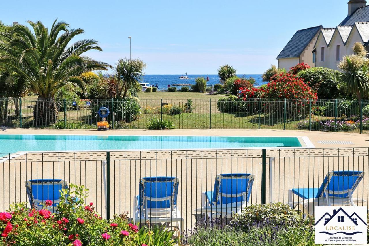 Localise - A06 - Entierement De Plain-Pied Avec Petite Vue Mer - Donnant Sur La Piscine Et Le Jardin - Wifi Inclus - Draps Inclus - Guilvinec Εξωτερικό φωτογραφία